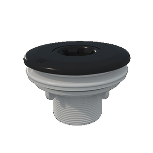 Multiflow Inspuiter ABS antraciet 2" x 50mm - folie - AquaForte