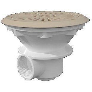 Bodemafvoer ABS beige 210mm 1½" - folie - AquaForte