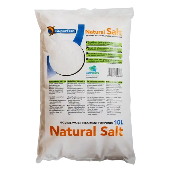 SuperFish  Vijver Natuurzout Zak 10 Liter - SuperFish