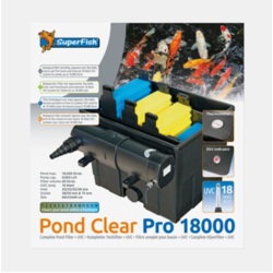 Pondclear Pro 18000 UVC-18W - Vijverfilter - SuperFish
