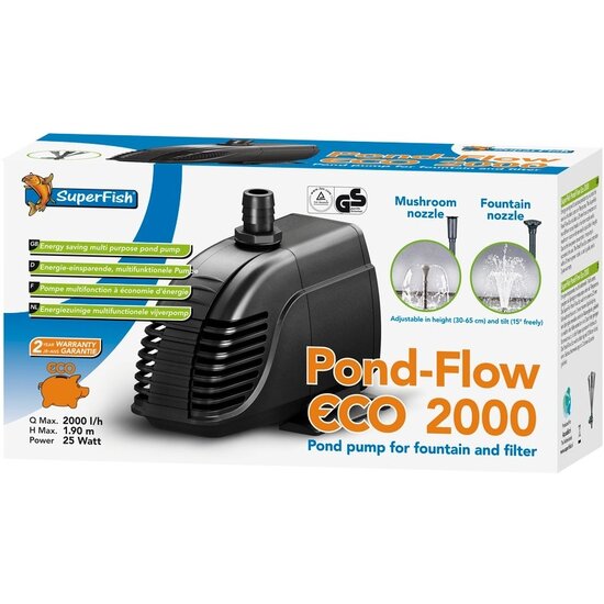 SuperFish  Pond Flow Eco 2000 - Vijverpomp - SuperFish