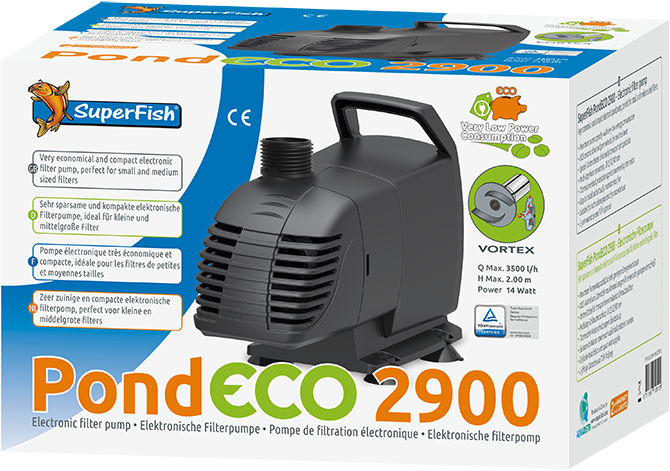 SuperFish  Pond Eco 2900  14 Watt - Vijverpomp - SuperFish afbeelding