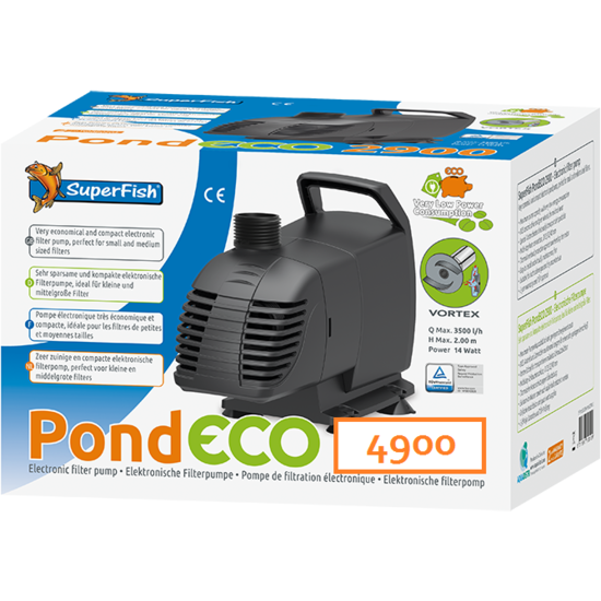 SuperFish  Pond Eco 4900  29 Watt - Vijverpomp - SuperFish
