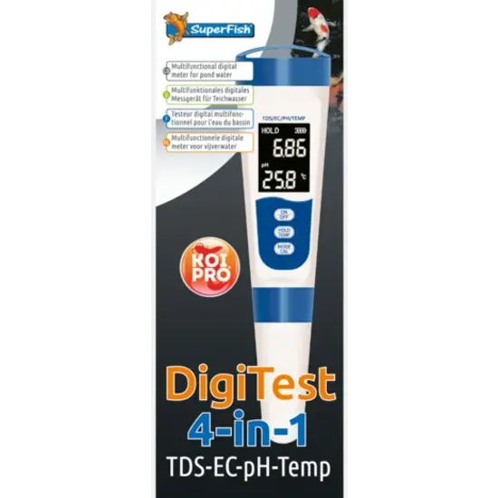SuperFish  Koi pro digi test 4 in 1 - SuperFish