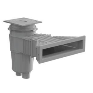 Skimmer ABS NORM grijs 17,5 liter folie / paneel / prefab - Astralpool