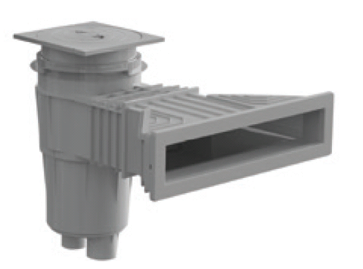 AstralPool Skimmer ABS NORM grijs 17,5 liter folie / paneel / prefab - Astralpool afbeelding