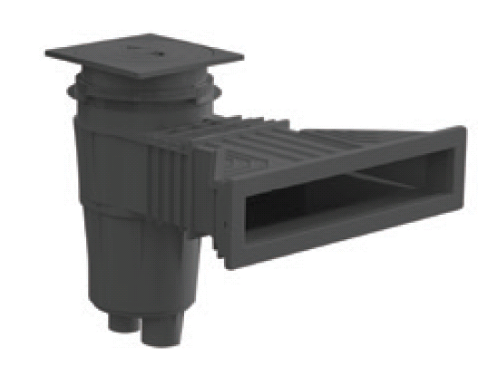 AstralPool Skimmer ABS NORM antraciet 17,5 liter folie / paneel / prefab - Astralpool afbeelding