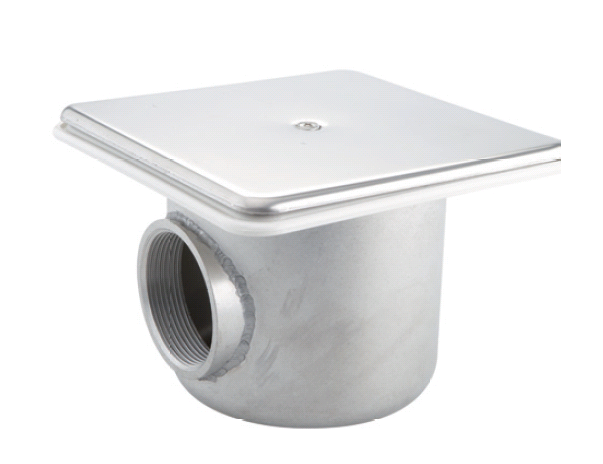 AstralPool Bodemdrain vierkant RVS 316 2" - beton Astralpool afbeelding