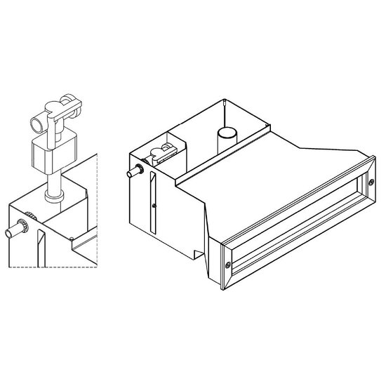 AstralPool Waterniveau regelaar RVS SLIM skimmer Astralpool