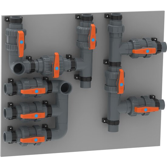 AquaForte Paneel B PVC (inlaten en by-pass) AquaForte