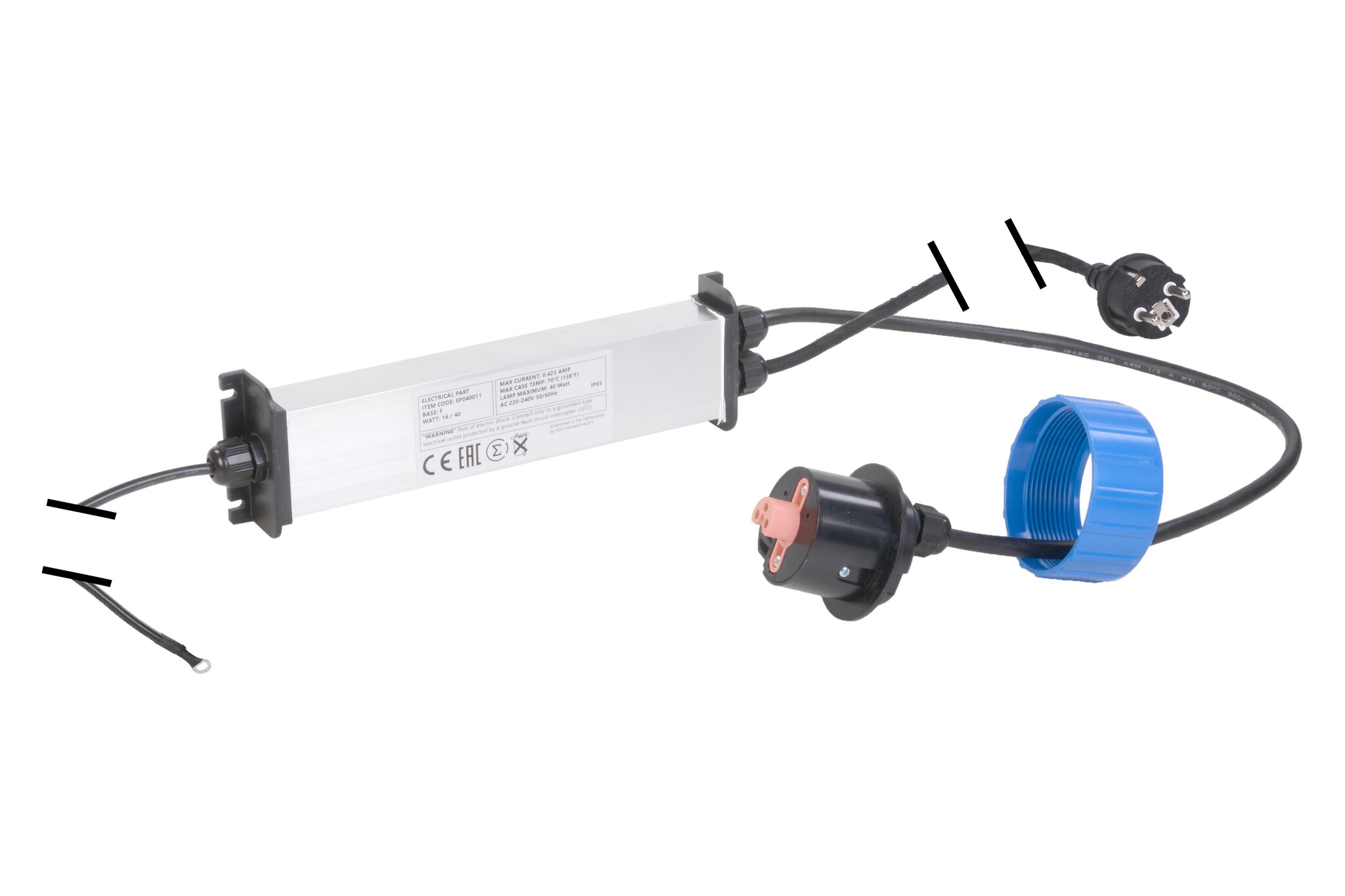 Blue Lagoon Tech 16/40 watt Elektrisch gedeelte Blue Lagoon afbeelding