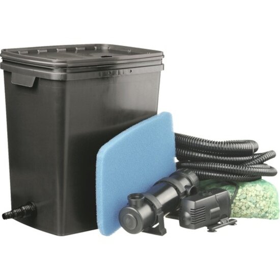 Ubbink FiltraPure oeverfilter Plus set 7000 incl. Xtra 1600 vijverpomp en UVC 11W Ubbink