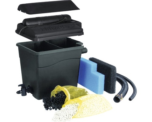 Ubbink FiltraClear 2500 Plus set 2-kamer filter incl. UVC 5W en Elimax vijverpomp 500 Ubbink afbeelding