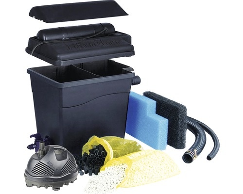 Ubbink FiltraClear 8000 Plus set 3-kamer filter incl. UVC 9W en Elimax vijverpomp 2000 Ubbink afbeelding