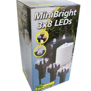 MiniBright 3x8, 3 ledlampen met ieder 8 leddioden