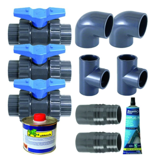 Ubbink Deluxe bypass-set voor zwembad warmtepompen Ubbink