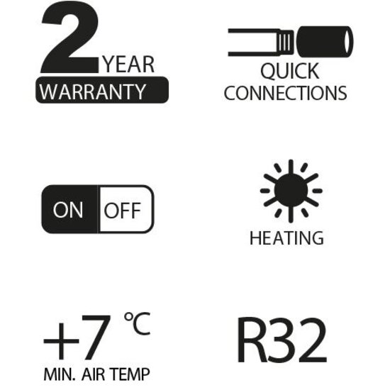 Aquasphere Aan/uit warmtepomp FSP-14 AquaSphere