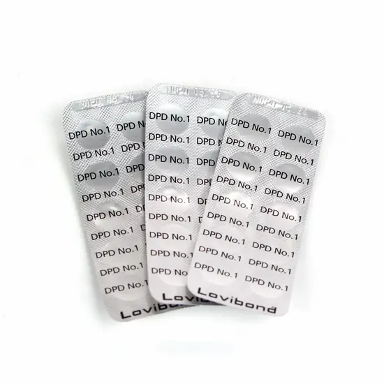 W'eau DPD 1 tabletten voor fototester (o.a. Poollab en Scuba 2) - 100 stuks