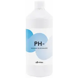 W'eau vloeibare pH minus - 1 liter