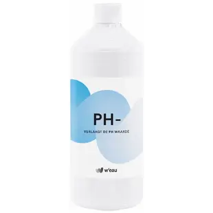 W'eau vloeibare pH minus - 1 liter
