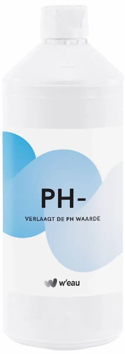 W'eau W'eau vloeibare pH minus - 1 liter afbeelding