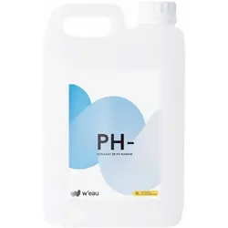 W'eau vloeibare pH minus - 5 liter