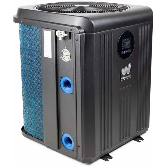 W'eau W'eau Vertical Full Inverter 8kW zwembad warmtepomp + Gratis beschermhoes & Heater Cleaner