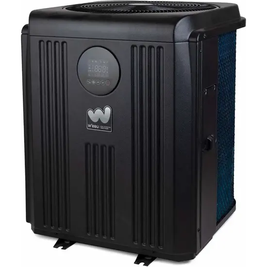 W'eau W'eau Vertical Full Inverter 13kW zwembad warmtepomp + Gratis beschermhoes & Heater Cleaner