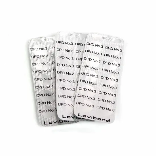 W'eau DPD 3 tabletten voor fototester  - 100 stuks (o.a. Poollab en Scuba 2) - W'eau