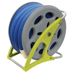 Geos vacuum slanghaspel (donkergrijs/groen) - Kokido