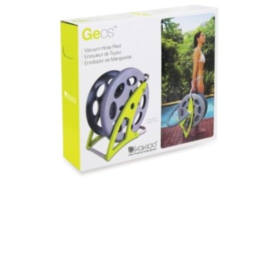 W'eau Geos vacuum slanghaspel (donkergrijs/groen) - Kokido