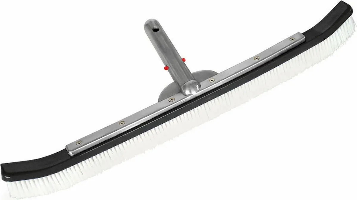 W'eau Kokido Premium Nylon Muurborstel 60 cm - Zwart/Zilver afbeelding