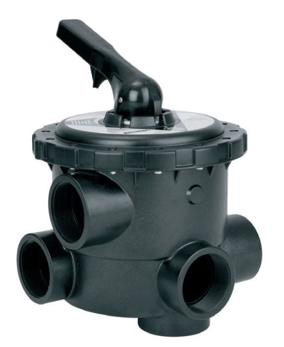 AquaForte 6-weg klep 3" zwart afbeelding