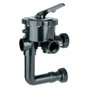 6-weg klep set R 1½" wit