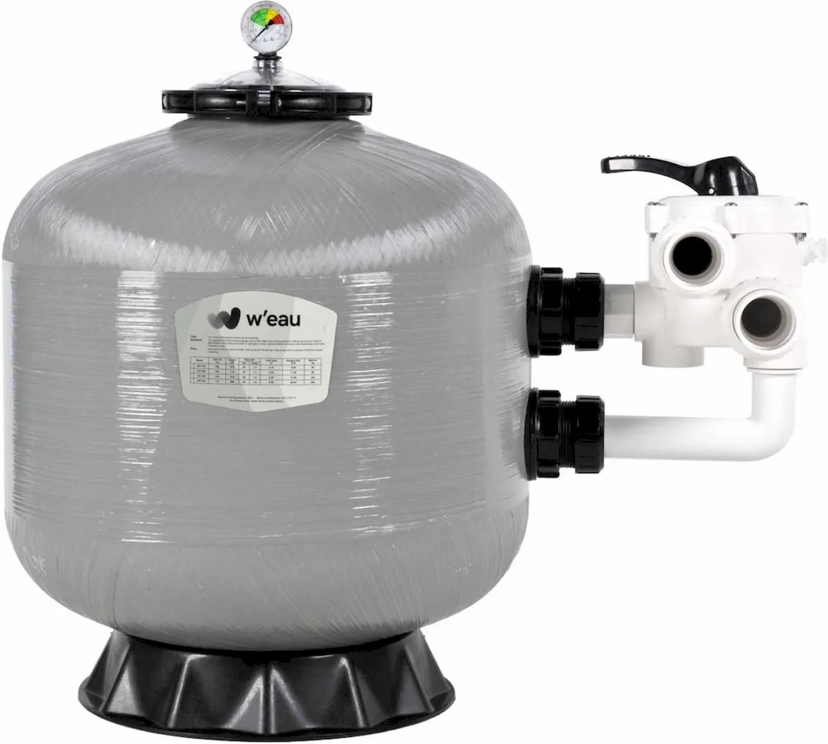 W'eau W'eau SPP-700 polyester versterkt side mount zandfilter 20m³ afbeelding