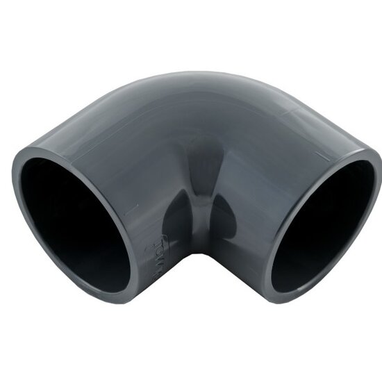 W'eau PVC knie 90 graden 50mm - W'eau