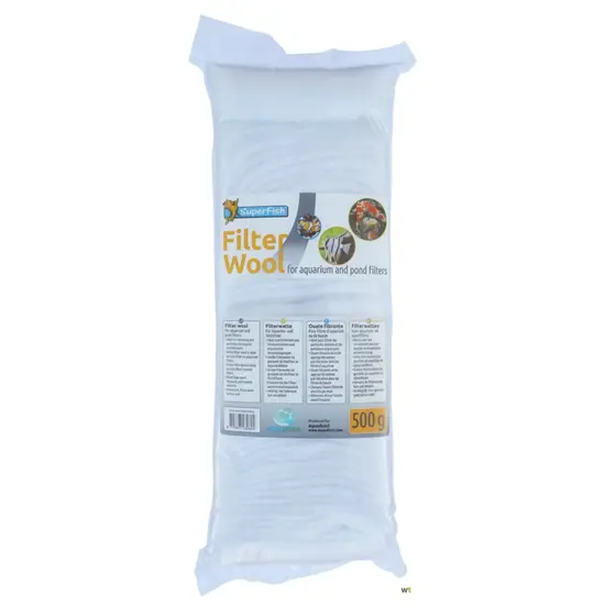 SuperFish  Filterwatten - Filtermateriaal - 500 g Wit Superfish