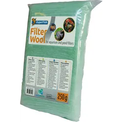 Filterwatten grof groen 250g Superfish