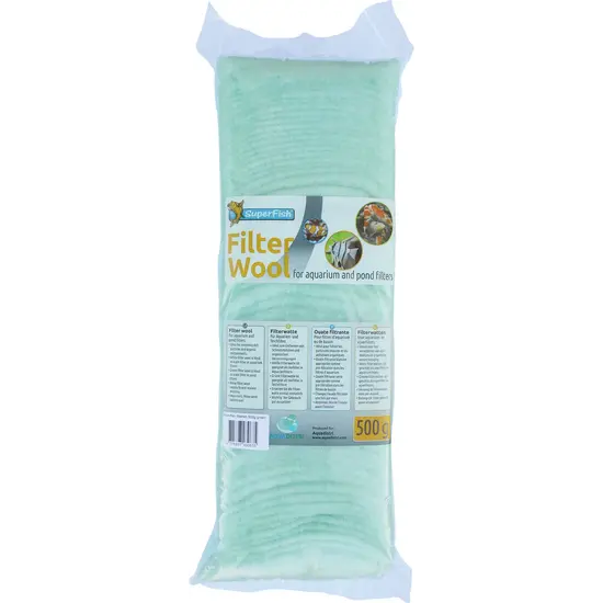 SuperFish  Filterwatten grof groen 500g Superfish