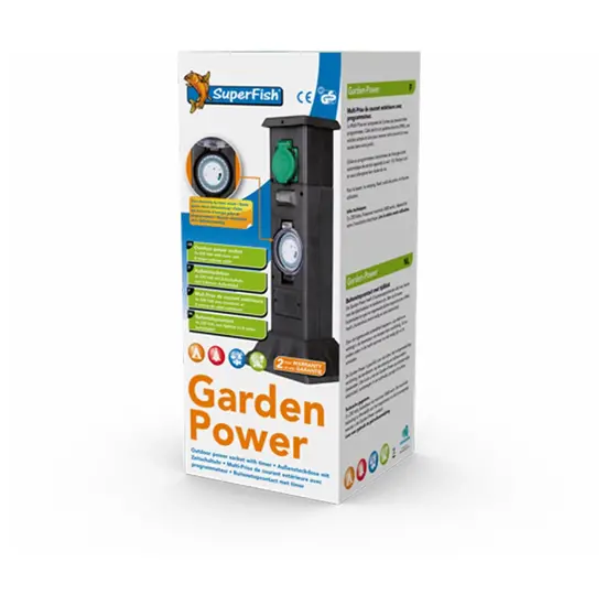 SuperFish  Superfish Gardenpower Stekkerdoos Met Timer