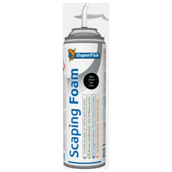 SuperFish  Scaping Foam - Lijm-Kit - 375 ml Zwart - Superfish
