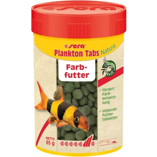 Sera Plankton Tabs Nature 100ml - Sera