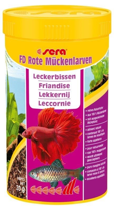 Sera Sera FD Rode Muggenlarven - 250ml afbeelding