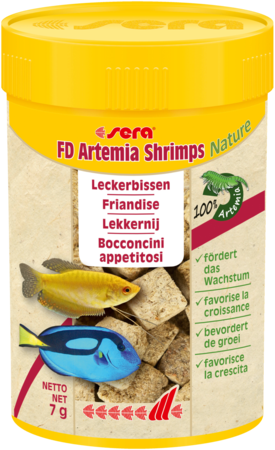 Sera Sera Fd Artemia Shrimps Nature - 250ml afbeelding