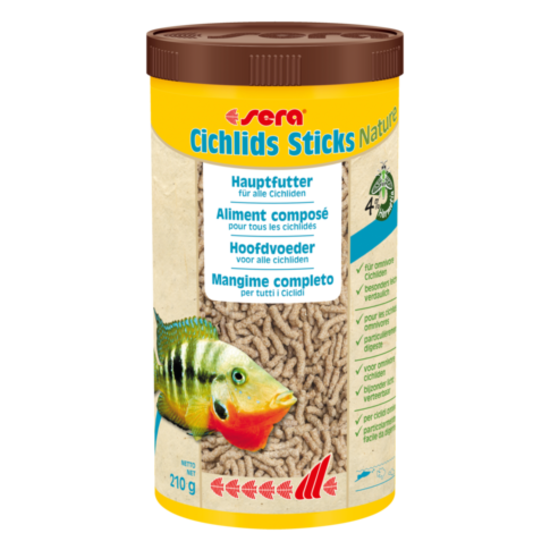 Sera Cichlids Sticks Nature 1L - Sera