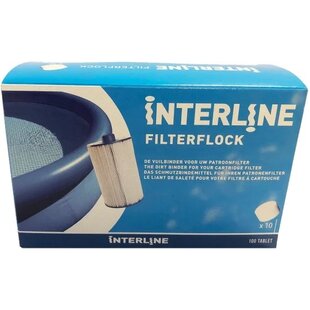 Interline filterflock tablet voor patroonfilters