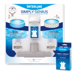 Interline Simply Genius Startpakket + Refill Cartridge (4 Stuks) - NL