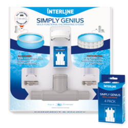 Simply Genius Startpakket + Refill Cartridge (4 Stuks) - Interline