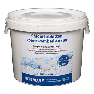 Chloortabletten 2,5 kg (20 gram) - Interline