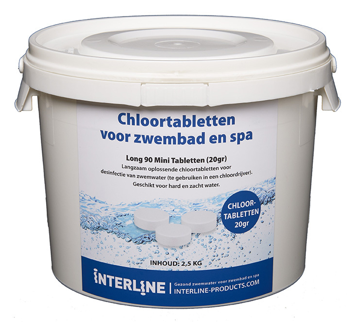 Interline  Chloortabletten 2,5 kg (20 gram) - Interline afbeelding